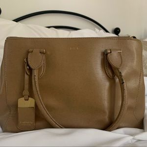 Ralph Lauren Saffiano Leather Satchel
